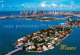 73744461 Miami_Florida Fliegeraufnahme Modern Downtown Floats Between Bay And Sk - Sonstige & Ohne Zuordnung