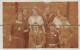 R081057 Unknown Place. A Little Group Of People. Women And Men. Old Photography. - Monde