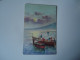 ITALY   POSTCARDS PAINTINGS BOATS     MORE  PURHASES 10% DISCOUNT - Autres & Non Classés