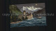 12459186 Chillon Chateau Dents Du Midi Mondscheinkarte Montreux - Andere & Zonder Classificatie