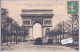 PARIS- TOUT PARIS- FF DP 85- AVENUE DE LA GRANDE ARMEE ET ARC DE TRIOMPHE- TAXEE AU DOS- GRIFFE LINEAIRE REIMS PRINCIPAL - Arc De Triomphe