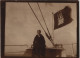 Foto  Frau Auf Schiff Hamburg-Flagge 1908 Privatfoto Foto - Passagiersschepen