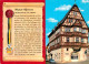 72954574 Miltenberg Main Hotel Riesen Aeltestes Gasthaus Deutschlands Fachwerkha - Autres & Non Classés