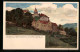 Lithographie Gernsbach I. M., Schloss Eberstein Mit Umgebung  - Gernsbach