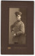 Fotografie Adolph Richter, Leipzig-Lindenau, Merseburger Strasse 61, Junger Uffz. In Uniform Mit Schirmmütze  - Anonyme Personen