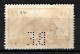 1 04	09	14	N°	260	Perforé	-	B.F. 96	-	BA NQUE De FRANCE - Usati
