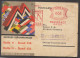 LEIPZIG GERMANY MESSE Year 1935. FLAGS, MEMORANDUM STATIONERY - Publicité