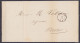 Avis Mortuaire (imprimé) Daté 6 Avril 1848 De LIEGE Pour VERVIERS - Càd DC "LIEGE /6 AVR/ P.P." (décèes De Mme Thérèese  - 1830-1849 (Belgique Indépendante)