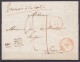 L. Càd VERVIERS /27 JANV. 1846 Pour LIEGE - Mal Distribuée, Remise Dans Une Boîte (man. "troiuvée à La Boïte") Nouveau C - 1830-1849 (Onafhankelijk België)