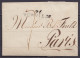 L. Datée 1 Décembre 1808 De VERVIERS Pour PARIS - Griffe "96/ VERVIERS" - Port "7" (au Dos: Cachet Date Arrivée "Décembr - 1794-1814 (Periodo Frances)