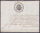 Reçu établi Par Le Receveur … De La Ville De HAL Daté 17 Avril 1710 (au Dos: Inscription Ultérieure Man. "1713 Un Sceptr - 1621-1713 (Spaanse Nederlanden)