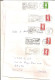 4J2 --- 46 LOT --- 37 Lettres Flammes Différéntes Secap Briat - Mechanical Postmarks (Advertisement)