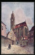 Künstler-AK Rudolf Preuss: Wien, Kirche Maria Am Gestade  - Autres & Non Classés