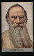 AK Porträt Leo Tolstoj  - Writers