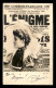 ARTISTES - ACTRICE 1900 DANS  AFFICHE CREVEE DE LA COMEDIE FRANCAISE L'ENIGME  - Entertainers