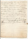 Delcampe - N°2033 ANCIENNE LETTRE DE HENRIETTE DE LA TOUR A SEDAN AU DUC DE BOUILLON AVEC CACHET DE CIRE ET RUBAN DATE 1625 - Documents Historiques