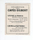 Chromo POULES La Flèche  55 X 45 Mm TB Cafés Gilbert  2 Scans - Tea & Coffee Manufacturers