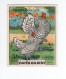 Chromo POULES Bantam Sebright  55 X 45 Mm TB Cafés Gilbert  2 Scans - Thé & Café