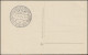 AK 2. Oberfränkischer Philatelisten-Tag Hof 1924 Passender SSt HOF/SAALE 12.7.24 - Briefmarkenausstellungen