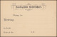 Postkarte P 25 II Mit Einladung Zum Vortrag Der Geologischen Gesellschaft, ** - Postal  Stationery