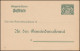 Bayern Dienstpostkarte/Behörde DPB 7/01 Wappen 7,5 / 7,5 Pf. DV 16, Grün, **  - Entiers Postaux