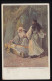 Künstler-AK A. Setkowicz: Der Letzte Abschied, Gelaufen 13.5.1914 - Non Classés