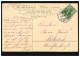 Prägekarte Blumenschrift: Vergiss Mein Nicht! Taubenpaar, MÜNSTER 15.10.1907 - Autres & Non Classés