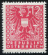 Österreich 703III Wappenadler 12 Pf Mit Beginnenden PLF III Krone Beschädigt, ** - Unused Stamps