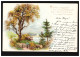 AK Landschaftsbild Mit Eiche, Gedicht: Froh Natur Entgegen Lacht.., DÜLKEN 1900 - Autres & Non Classés