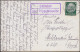 Landpost-Stempel Schönfeld über DIPPOLDISWALD LAND 4.8.1934 Auf Passender AK  - Brieven En Documenten