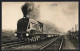 Pc L. N. E. R. Silver Jubilee Train, Travelling At 80 Miles Per Hour, Englische Eisenbahn  - Trains