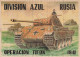 DIVISION AZUL - 1941- CAMPAGNE De RUSSIE - OPERATION TIFON RARE BLOC COMPLET - 10 "VIGNETTES COUPON RATIONNEMENT GUERRE - Vignettes Militaires