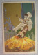ART DECO , LADY WITH PIERROT  , SIGNED BUSI, OLD POSTCARD - Busi, Adolfo