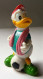 ANCIENNE FIGURINE PVC DISNEY DONALD FOOTBALL 5 CM - Disney