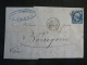 DO11 FRANCE  BELLE LETTRE  1860 LYON A BOURGOIN +N°14 +AFF. INTERESSANT+++ - 1849-1876: Periodo Clásico