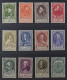 Belgien  929-40 **  UPU 1952, Thurn & Taxis Postmeister, Postfrisch, KW 280,- € - Nuevos