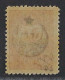 Türkei 372 I C * Halbmond 10 Pia. Ausgabe 1908, Originalgummi, SELTEN KW 180,- € - Ongebruikt