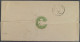 Dt. Reich 10, 7 Kr. Kleiner Brustschild, Kleinformat L15 LUXUS Brief, KW 180,- € - Lettres & Documents