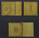 1862, BADEN Landpost 1-3 X ** 1-12 Kr. Komplett Postfrisch, TOP-Qualität, 118,-€ - Nuevos