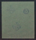 1923, Deutsches Reich 335 B Viererblock PERFIN Auf Briefstück, Geprüft 560,-€ - Usati