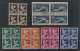 SCHWEIZ 250-55 Viererblock (SBK 185-90), Abrüstung, Zentrische Stempel, 250,-€ - Usati