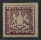 WÜRTTEMBERG 42 A * 70 Kr. Violettbraun, LUXUS, Originalgummi, Fotoattest 3800,-€ - Nuevos