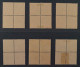 SCHWEIZ 6 Hochwertige Tell-VIERERBLÖCKE Ex 126-184z ZentrumStempel, 2150,- SFr. - Usados