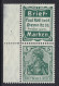 Zusammendruck S 1.10 (R10), Germania Reklame KOHL, Postfrisch, Selten, 700,-€ - Postzegelboekjes & Se-tenant