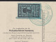 FLUGMARKE 21 C I, 30 Pfg. Mit PLATTENFEHLER, Auf Ballon-Karte, Geprüft 1400,-€ - Notausgaben Britische Zone