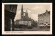 AK Halberstadt, Fischmarkt Mit Martinikirche Und Geschäften, Halberstädter Zeitungsladen  - Halberstadt