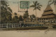Ned. Indie - Indonesia  / Taloeg Bij Fort De Kock // Vischvijvers En Masdjid Te (color) 1909 - Indonesien