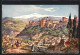 Künstler-AK Friedrich Perlberg: Alhambra Con Sierra Nevada, Blick Zur Stadt Auf Dem Berg  - Perlberg, F.