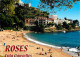 Espagne - Espana - Cataluna - Costa Brava - Roses - Cala Canvelles - Playa - Plage - Immeubles - Architecture - CPM - Vo - Gerona