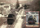 Trains - Gares Avec Trains - Un Train Omnibus Breil - Nice Quitte La Gare De Sospel Au Début Des Année 1950 - En Vignett - Bahnhöfe Mit Zügen